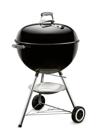 Weber Original Kettle Charcoal Grill, 22-Inch, Black – Classic Outdoor BBQ Grill with One‑Touch™ Cleaning System & Precise Temperature Control Dampers