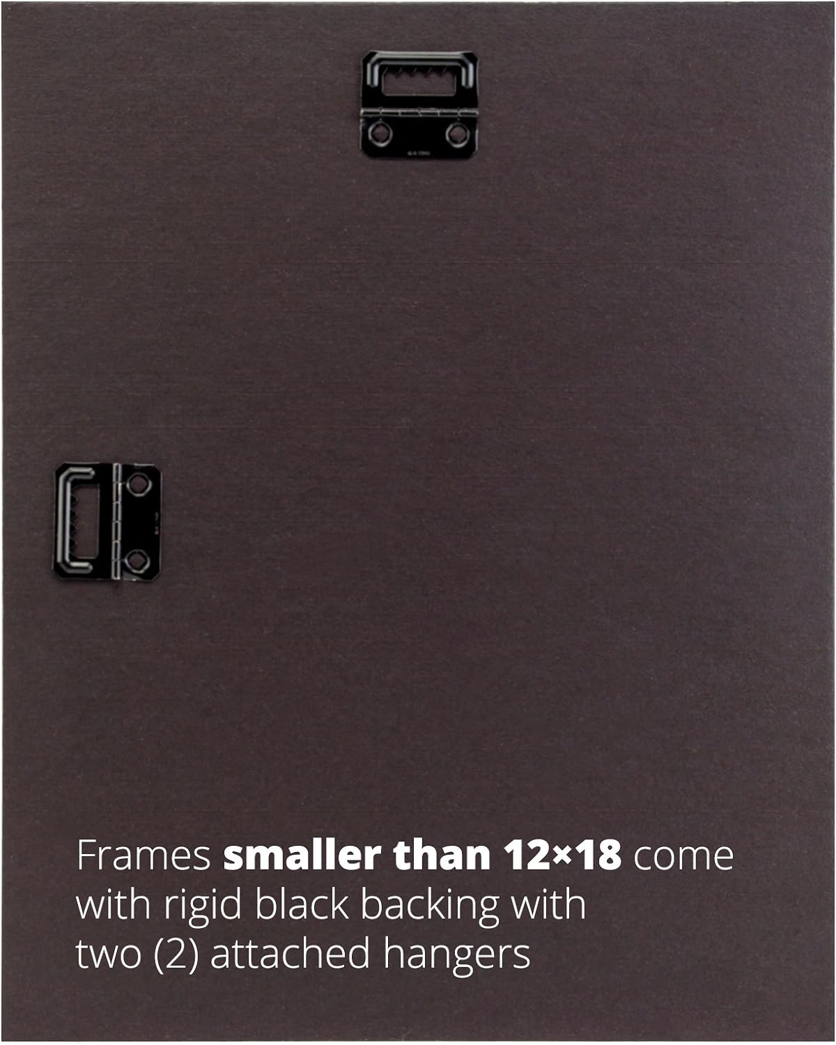 Craig Frames 7171610BK 8.5 x 11-Inch Picture/Poster Frame, Solid Black, Wood Grain Finish