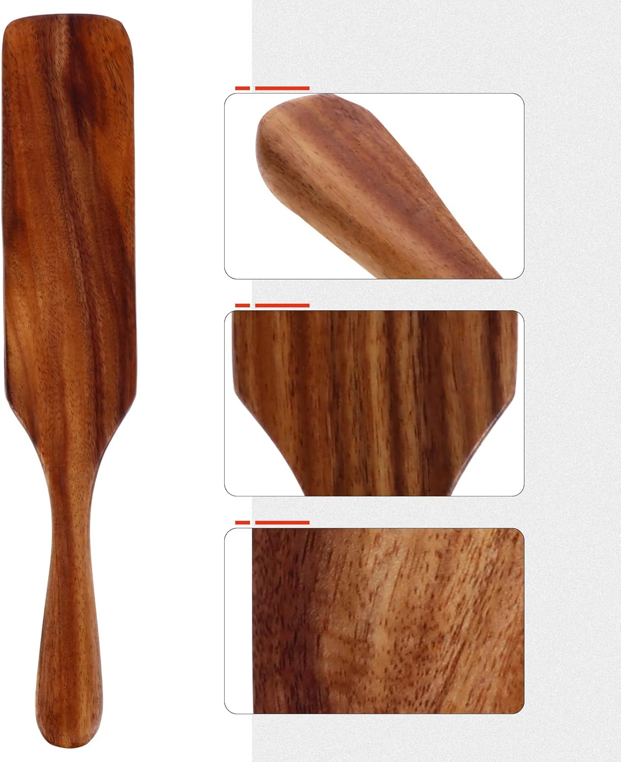 European Style Long Handle Wooden Shovel Cooking Utensils, Mixing Scraper, Bamboo Spatula