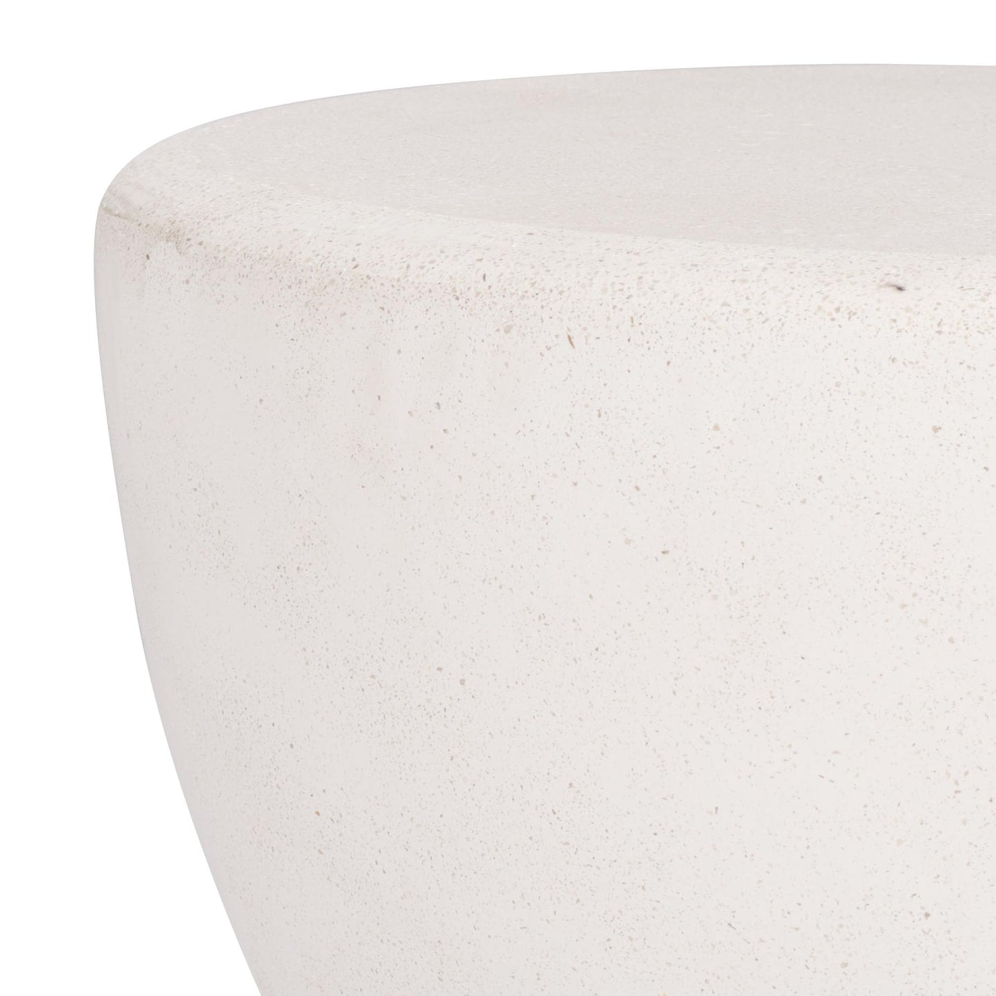 SAFAVIEH Couture Collection Henrietta Contemporary Ivory Concrete Accent Table (Fully Assembled)