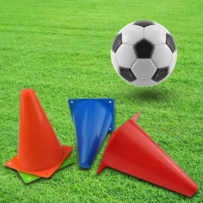 Mirepty 7 Inch Plastic Traffic Cones Sport Training Agility Marker Cone for Soccer, Skating, Football, Basketball, Indoor and Outdoor Games (Orange, 12 Pack)