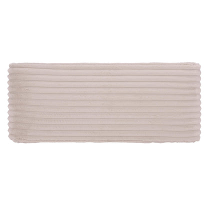 SAFAVIEH Home Collection - Arihana Curved Waterfall Bench, Beige Upholstered Seating (BCH6405A)
