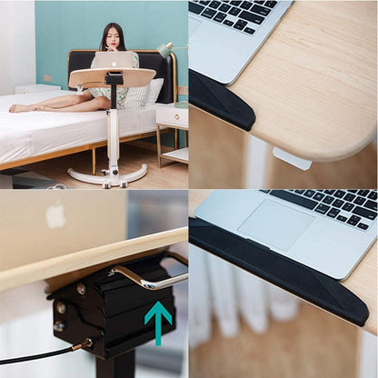 LaseVe Podium Lectern Podium Stand,Lecture Stage, Conference Table, Standing Desk, Stand Mobile Standing Lift Multifunctional Folding Desk, Free Speech Bedside Table,B (B)
