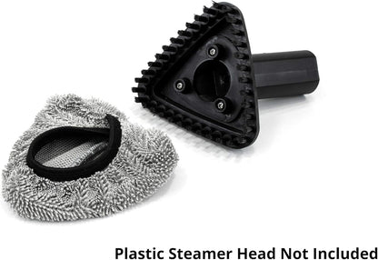 12 Pack [Steamer Cover] Triangle Head Microfiber Steamer Bonnet - Twist Pile
