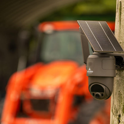 TACTACAM – Defend 360 Cellular Security Camera, 4K Photos, 1080p Video, Solar + Rechargeable Battery, 360° Pan/Tilt/Zoom, LTE Cellular, Motion Alerts, Weather Resistant