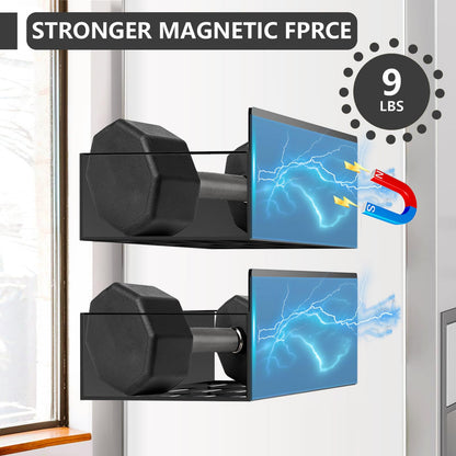 Magnetic Spice Rack Organizer for Fridge Seasoning Organizer for Kitchen storage with Screw Magnetic Shelf with Hook for Refrigerator and Oven (6pack)