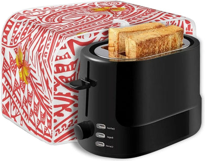Polynesia Flower Durable Toaster Cover, Washable Dustproof Small Appliance Protection