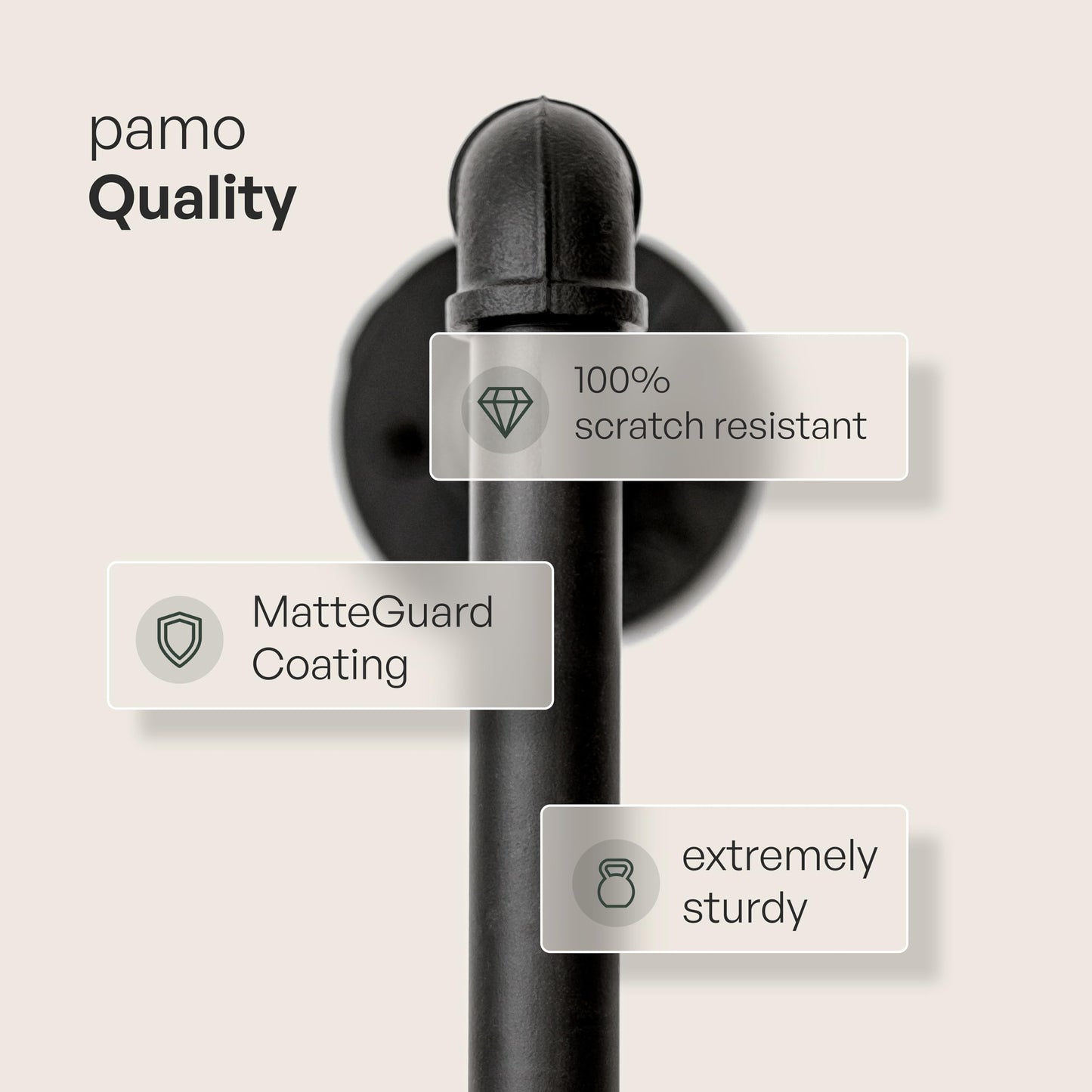pamo Industrial Pipe Clothing Rack with Shelf - 390 lbs Capacity - Wall Mounted Clothes Rack and Walk In Closet with Metal Shelf for Wardrobe