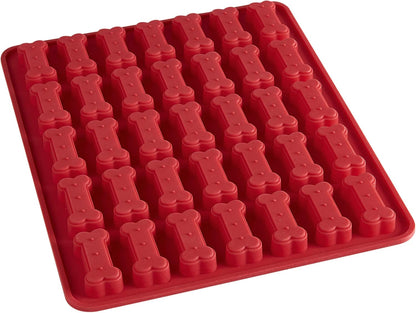 Mrs. Anderson's Baking Silicone Dog Biscuit Pan, Non-Stick European-Grade Silicone