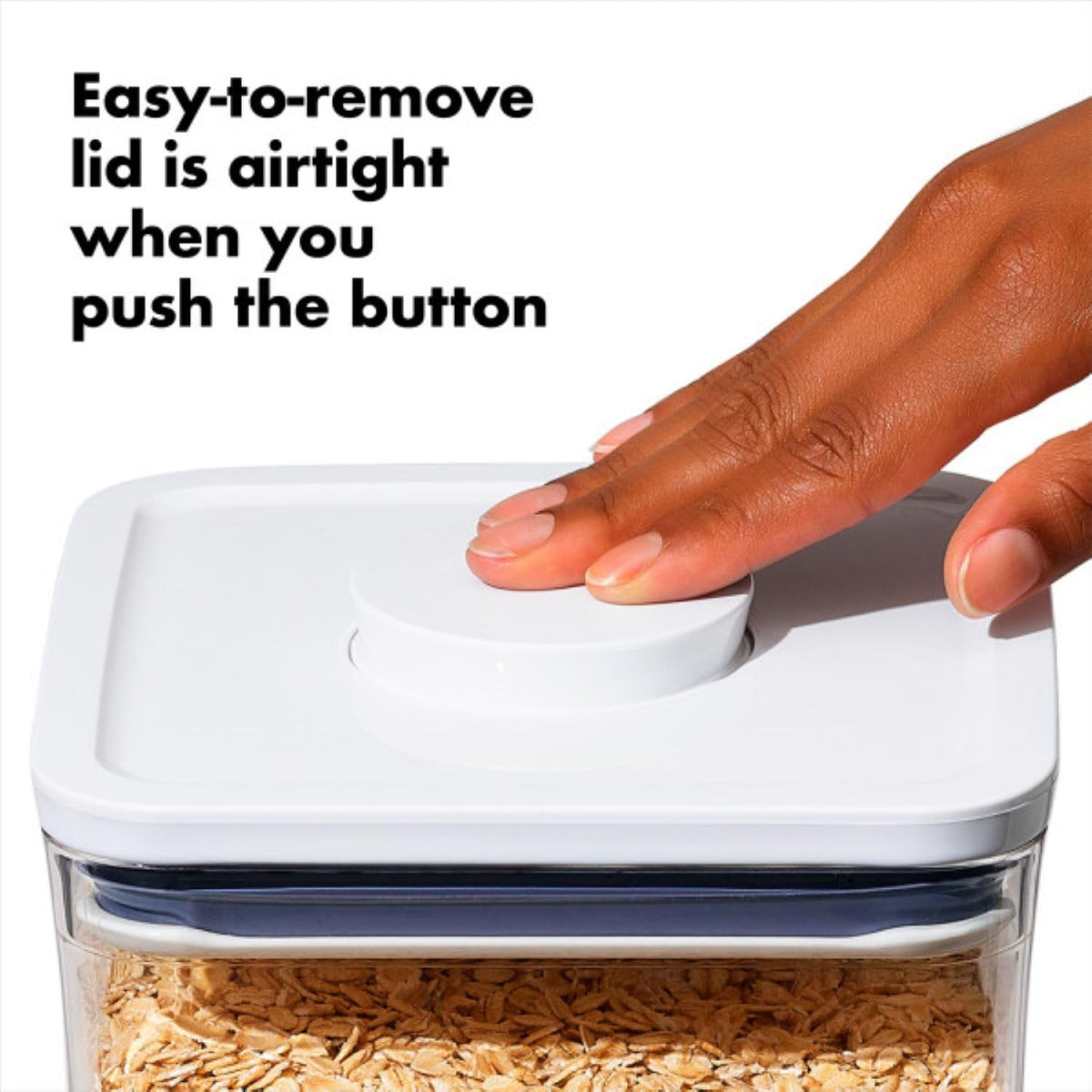 OXO Good Grips Pop Container - 4.4 Qt/4.2 L, Airtight Food Storage Containers