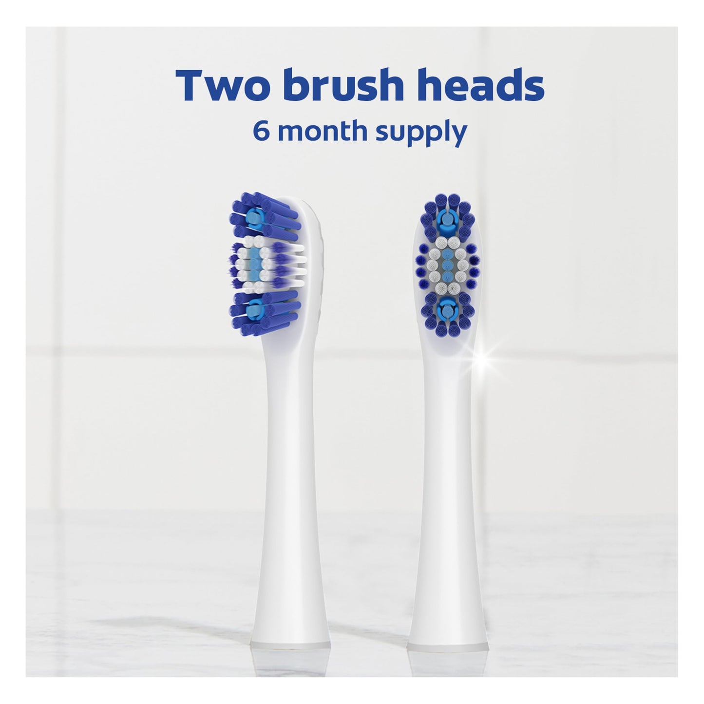 Colgate 360 Floss Tip Sonic Powered Battery Toothbrush Refill Pack - 2ct
