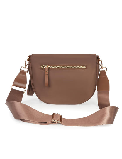 Spacious Nylon Crossbody Bag Bum Bag Handbags Wallets Purses Trendy Shoulder Bag for Women