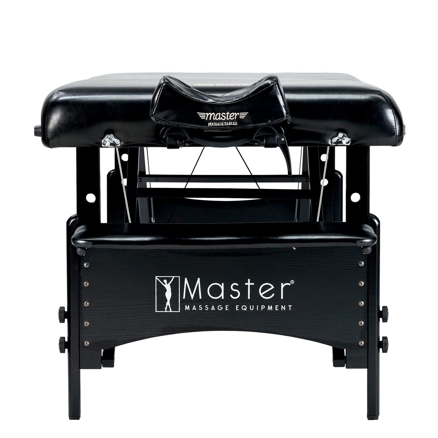 Master Massage 30” Galaxy Therma Top Portable Massage Table for Professional& Home Use, Adjustable Height Travel Massage Bed, Salon Beauty Spa Tattoo Lash Bed with Accessories (Black)