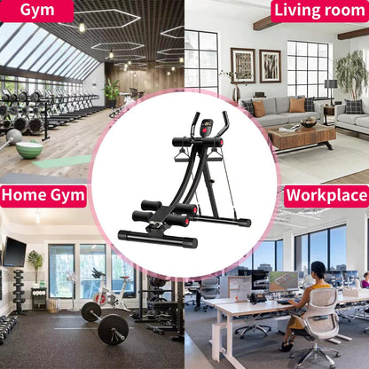 Fitlaya Fitness Core & Abdominal Trainers AB Workout Machine Home Gym Exercise Machine Ab Cruncher Foldable Fitness Equipment