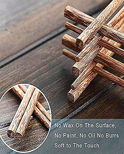 50-Pairs Wooden Chopsticks, Dishwasher Safe Chopstick,ReusableNatural Healthy, Chinese Classic Style for Kitchen, Dining Room, Gourmet, Noodles (9.8 Inch)