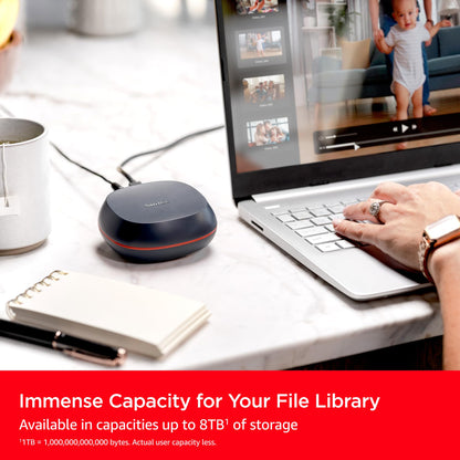 SANDISK 8TB Desk Drive SSD – Desktop External Solid State Drive, Up to 1000MB/s, USB-C, USB 3.2 Gen 2 - SDSSDT40-8T00-NA25