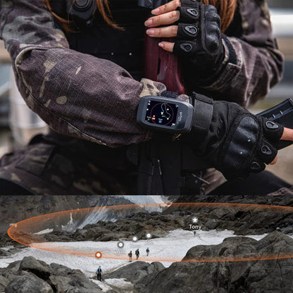 2 Packs GPS Handheld for Hiking Real Time Group Outdoor Exploring Tracking Communication Device Gotele Xquad 03 Off Grid Tracker No Network Required
