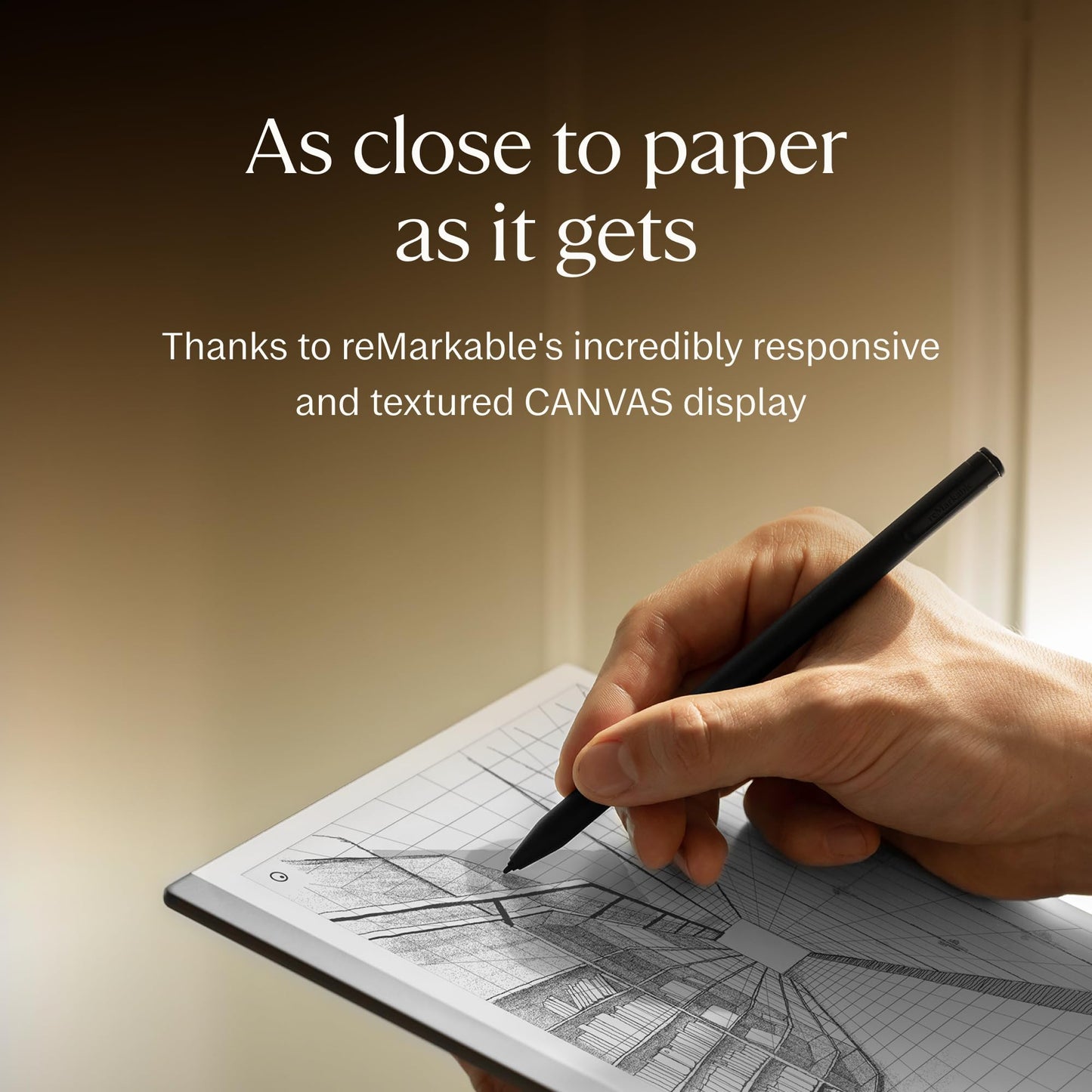 reMarkable Starter Bundle – reMarkable 2 is The Original Paper Tablet | Includes Black and White 10.3” Writing Tablet, Marker Plus Pen with Built-in Eraser
