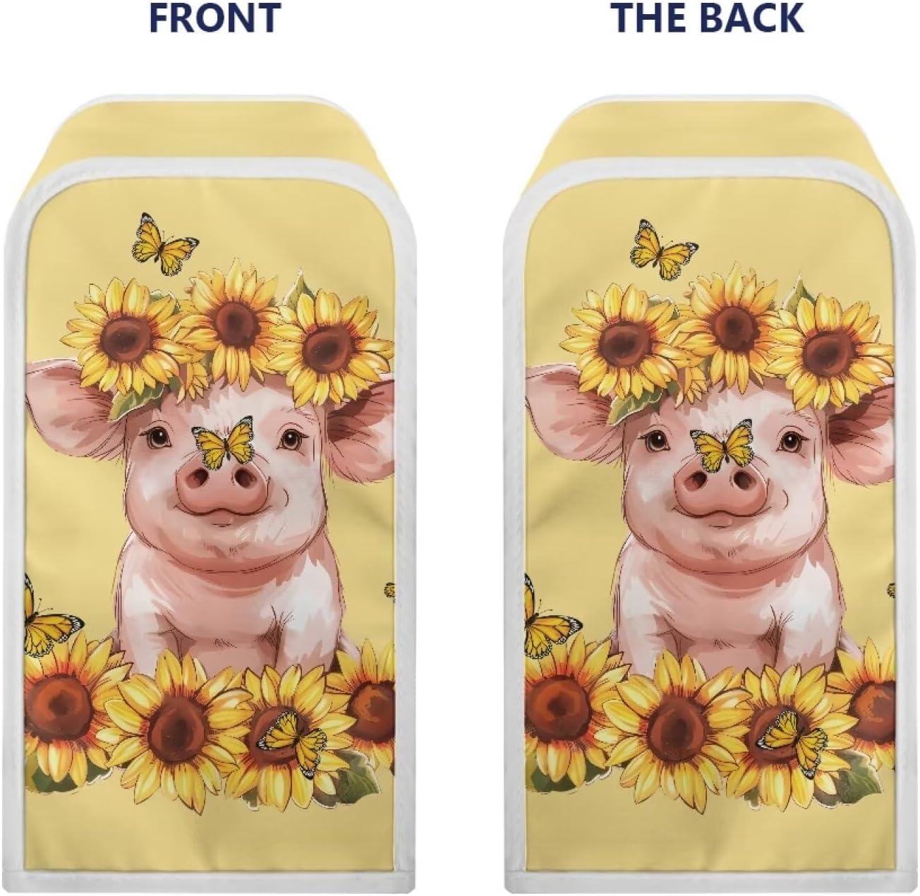 Sunflower Pig Can Opener Dust Cover, Stain Resistant Home Decor for Electric Automatic Can Openers