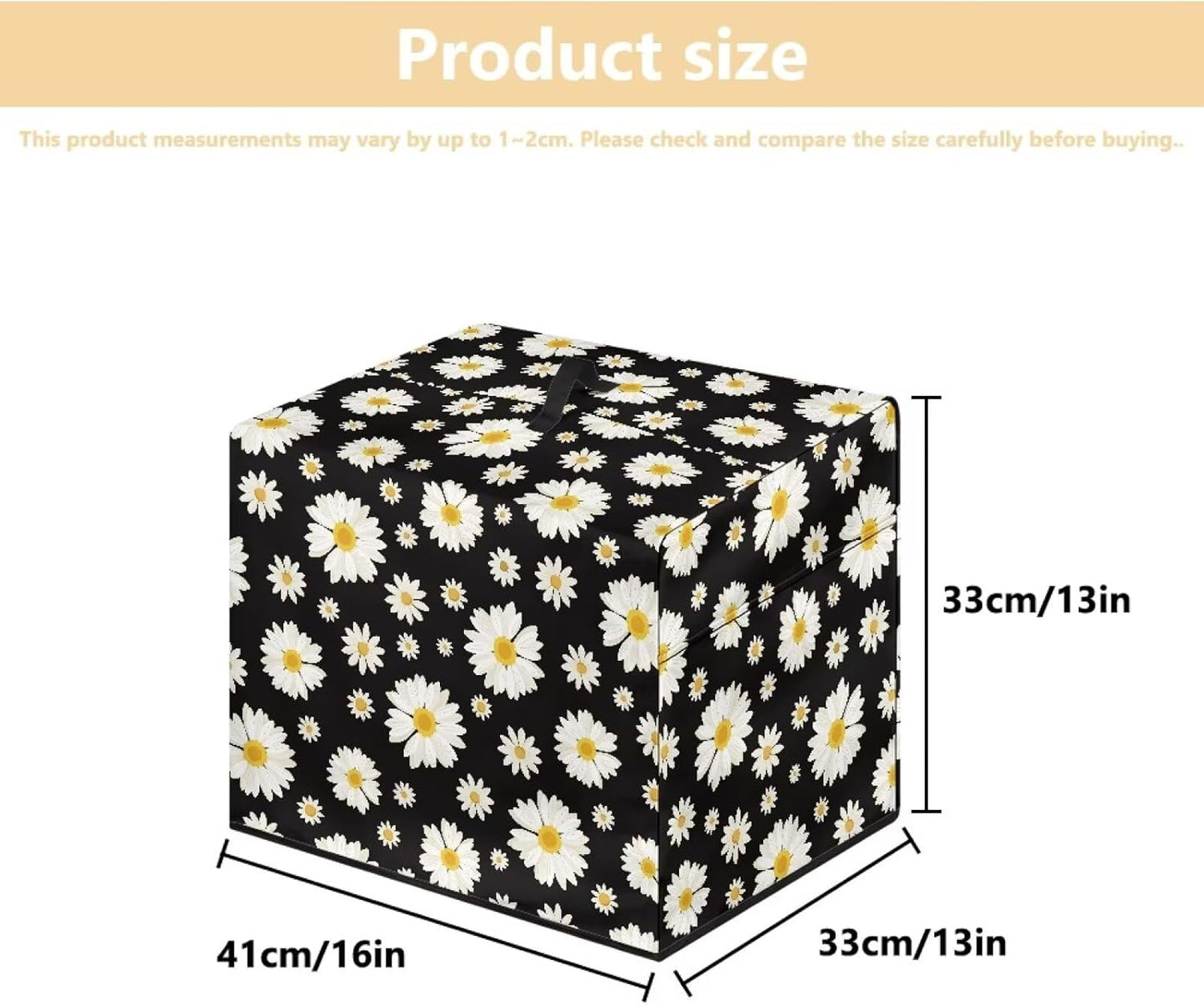 Daisy Meat Slicer Cover - Large Dust-proof Cover for Meat Slicer Machine to Protect Kitchen Appliances