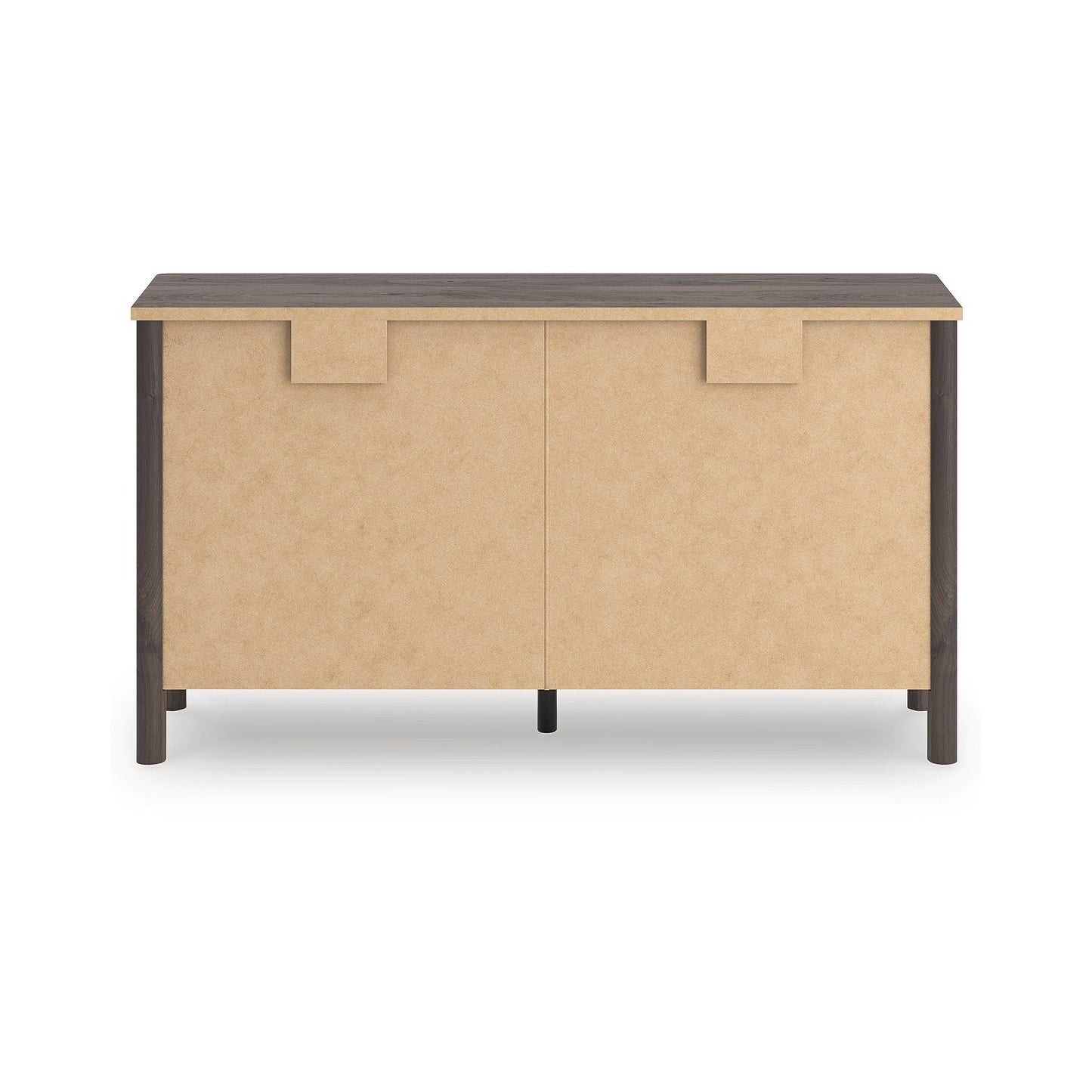 Signature Design by Ashley Symarro Casual 6-Drawer Dresser with Walnut Finish, Dark Brown