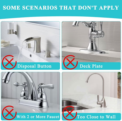 Diatomite Kitchen Faucet Mat, Quick Drying Splash Guard for Sink, Grey Water Absorbing Stone Tray for Countertop