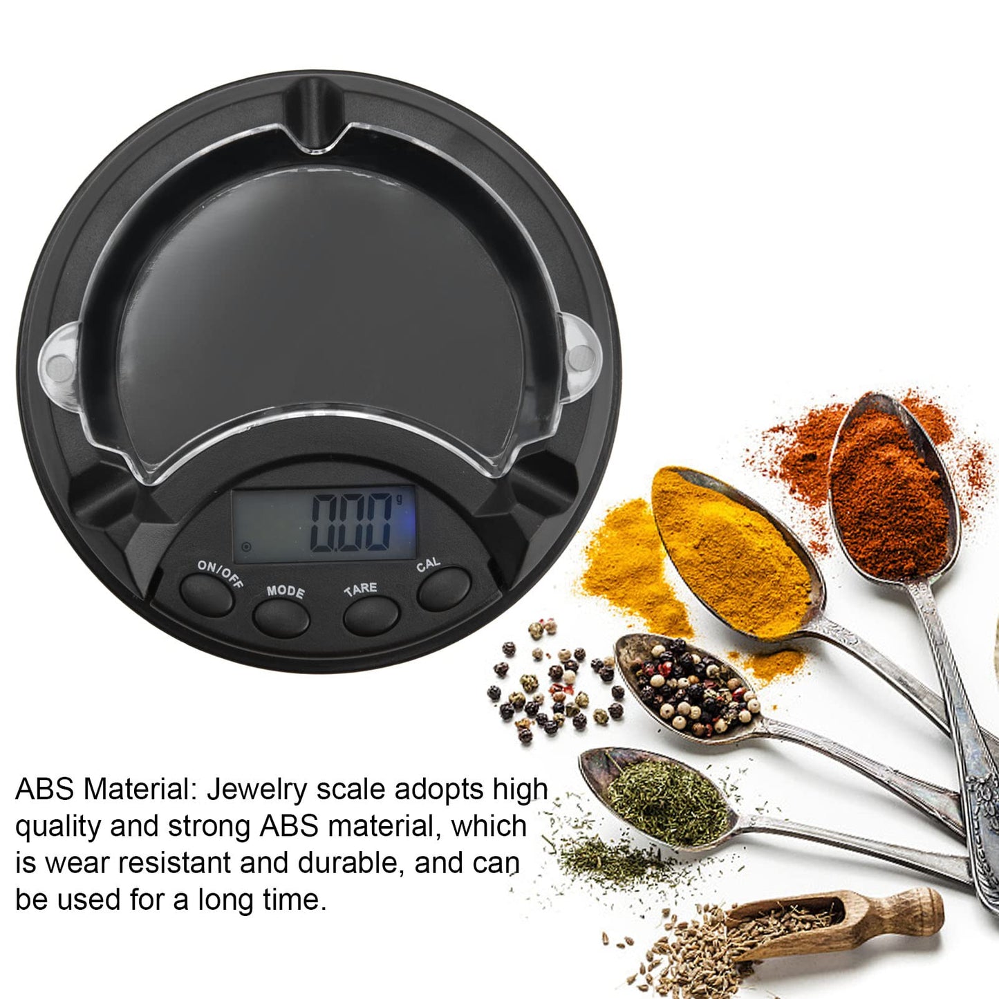 Pocket Scale, Battery Powered Electronic Scale for Household for Kitchen for Jewelry Shop