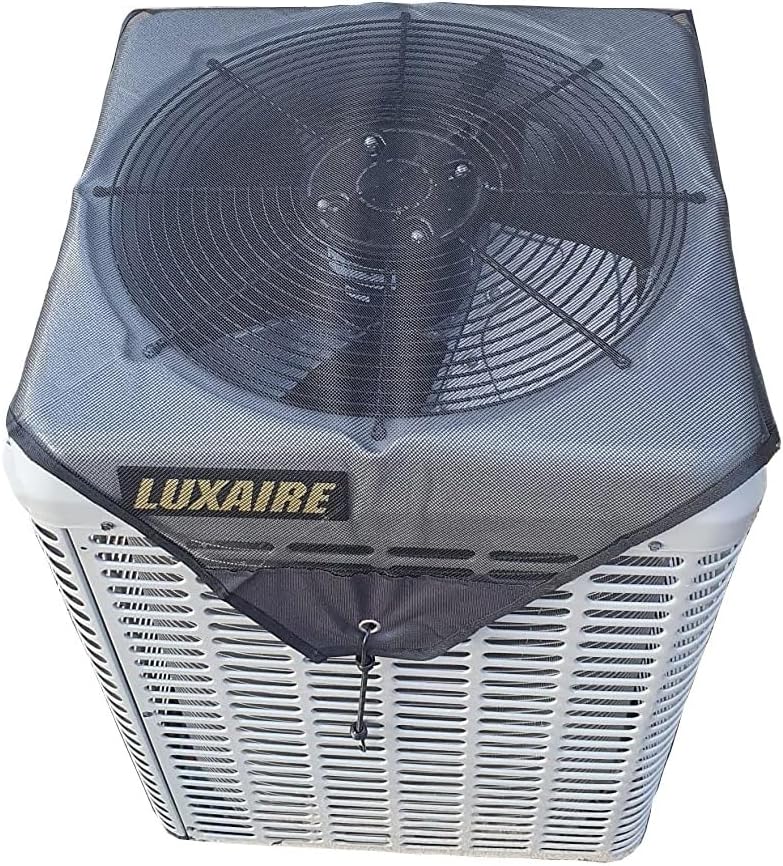 Durable Central Air Conditioner Cover for Outside Units 32 x 32, Leaf Guard Mesh AC Cover Defender Outdoor (32" x 32")