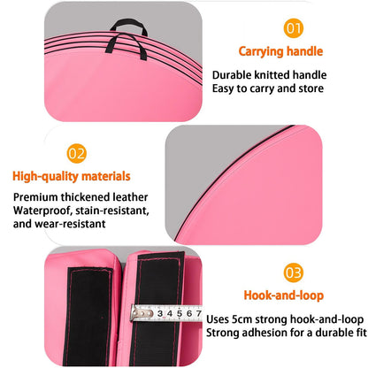 Foldable Non-Slip Dance Pole Mat, EPE Foam Crash Pad for Fitness, Gymnastics, Aerial Yoga & Ballet - Portable Circular Exercise Mat for Safe Dancing