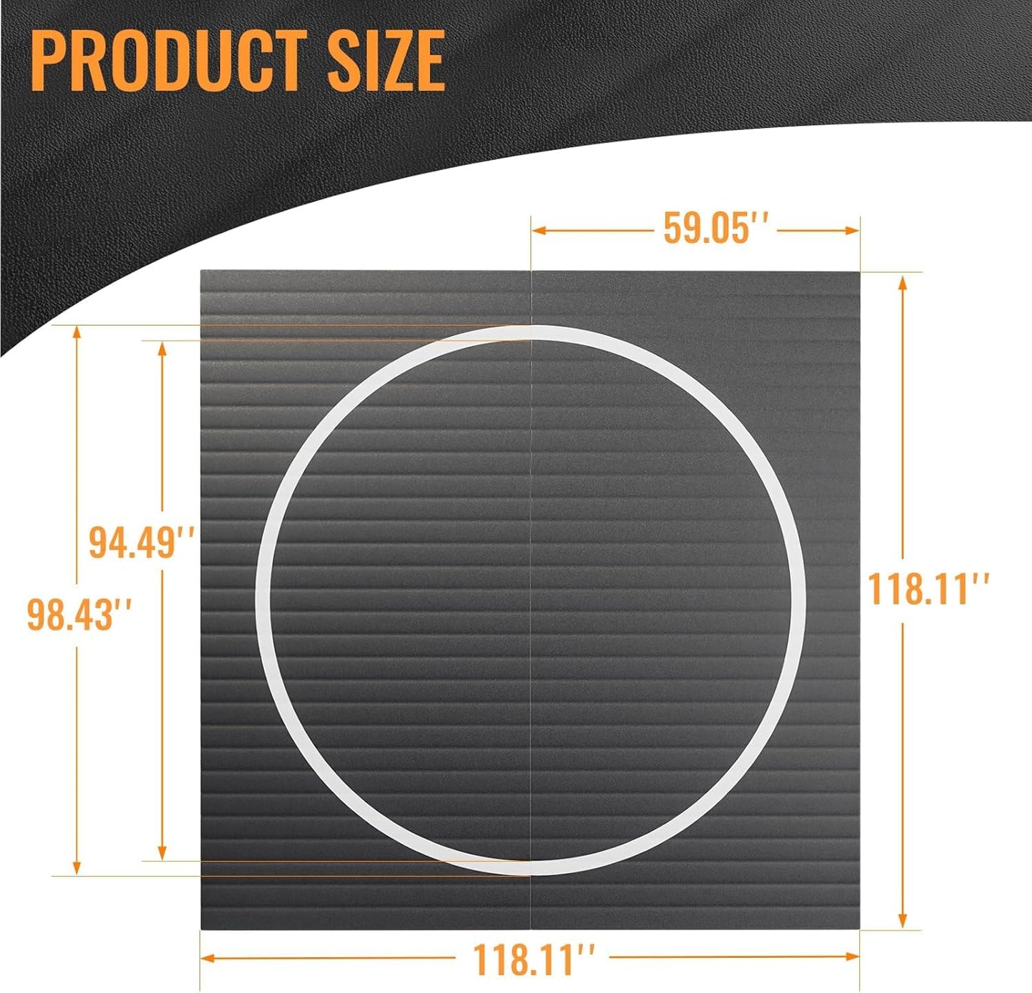 10'x10' Premium Wrestling Mat - 1.2" Thick High-Impact XPE Foam - 3-Layer Anti-Slip, Odor-Control & Waterproof Surface - Roll-up/Foldable Grappling Mat for BJJ, MMA, Judo, Gymnastics & Home Gym
