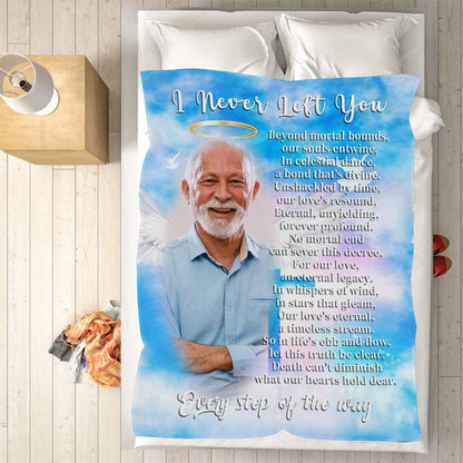 AOFUN Custom Memorial Blanket with Photos, Personalized Blanket in Loving Memory, Custom Picture Blankets for Loss