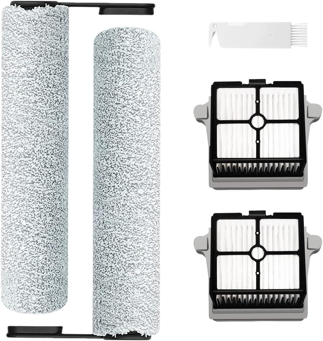 Home Times Replacement HEPA Assembly and Brush Roller Set for Tineco Floor ONE S6/S7 Pro Cordless Wet Dry Vacuum