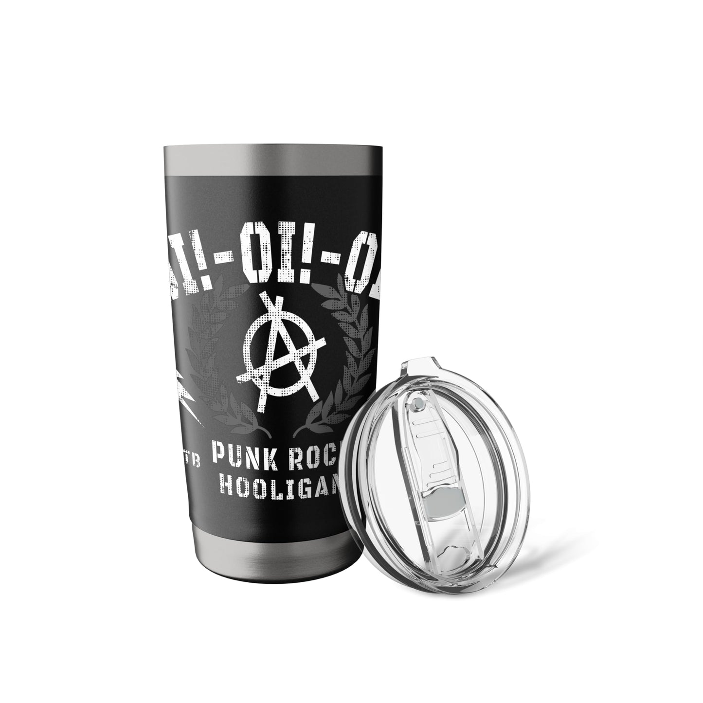 Oi Oi Oi Punk Rock Hooligan - Vintage Oi Punk Stainless Steel Insulated Tumbler