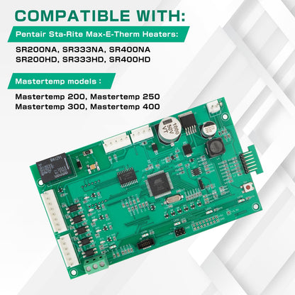 Control Board Kit with Switch Pad Replacement# 472610Z Replace 42002-0007S Compatible with Mastertemp Max-E-Therm Pentair Pool & Spa Heaters Compatible with All NA LP Series Models