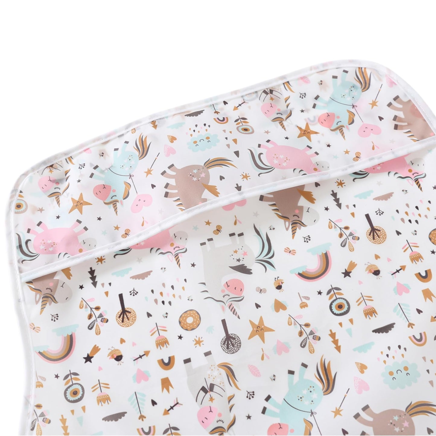 YeeLauf Sleeved Bib,5 Pack,Waterproof Shirt Bibs for Baby 3-24 Months Wipe Clean