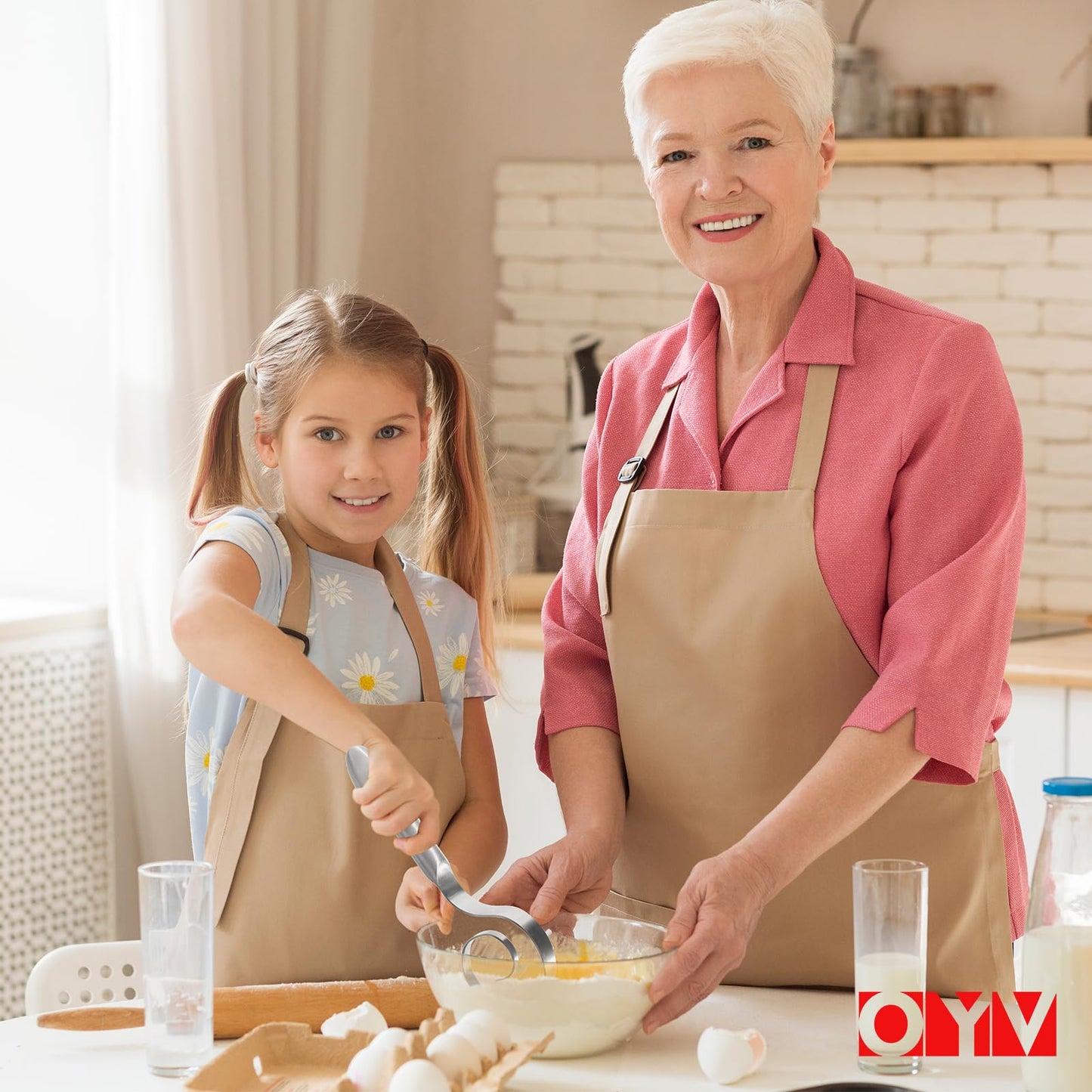 OYV Seamless Dough Whisk, 18/10 Stainless Steel Danish Dough Wisk, 9" Bread Whisk for Sourdough, Cookies, Pizza, Pastry, Dishwasher Safe Dough Hook