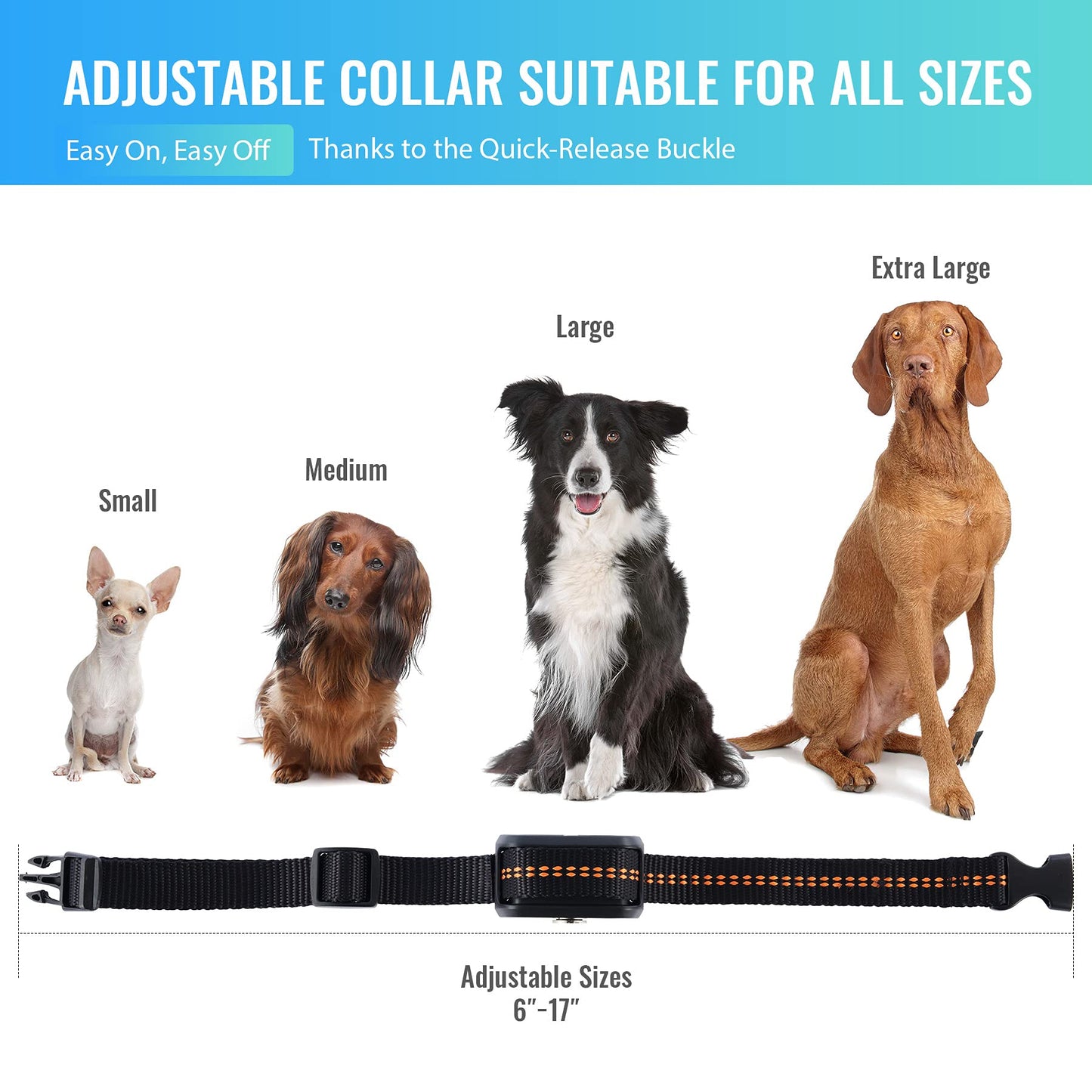 CO-Z Indoor Wireless Pet Barrier with Adjustable Range, Dog Electric Fence for Home, with Transmitter & Rechargeable Shock Training Collar, Pet Gate Keeps 1'6" to 8'6" Areas Off Limits