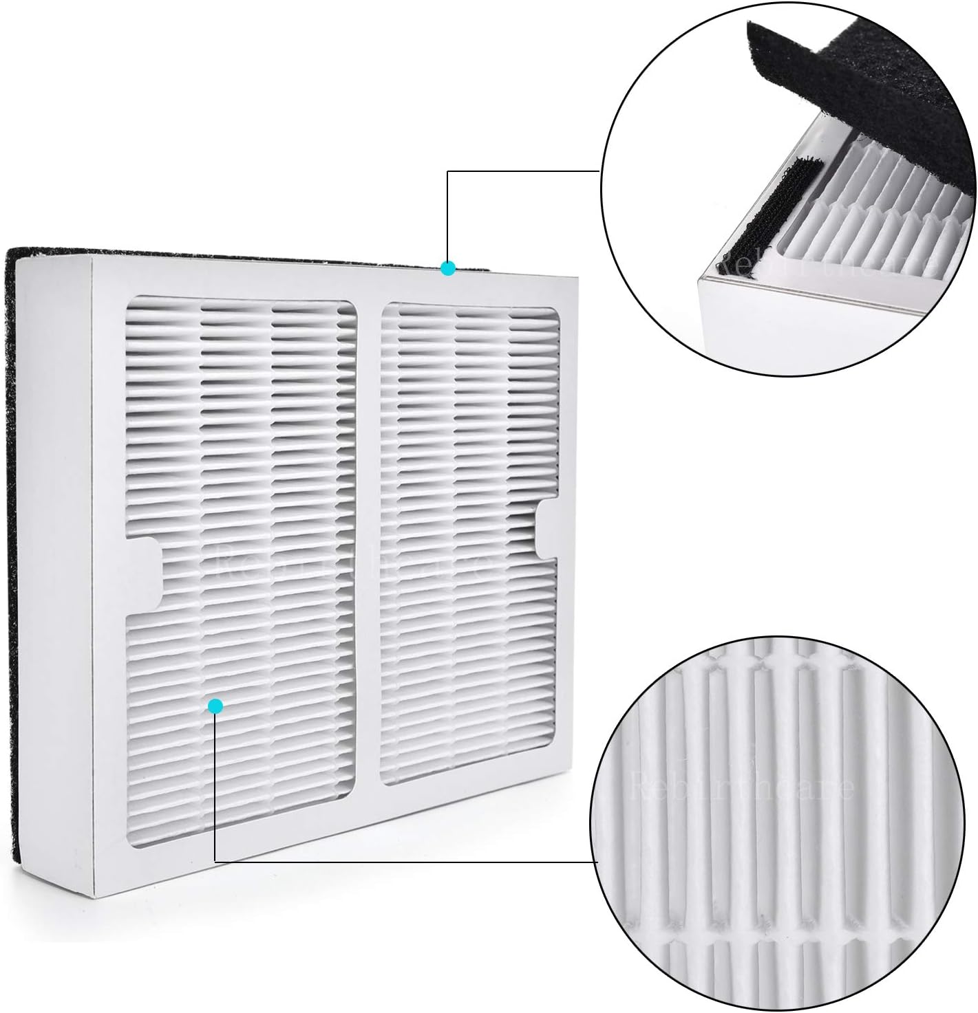 Filter Replacement for Idylis B Air Purifiers AC-2125, AC-2126, IAF-H-100B, IAP-10-125, IAPC-40-140