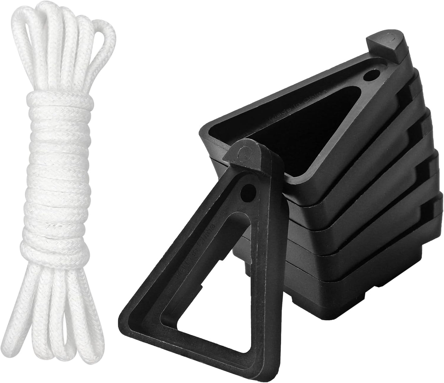 12 Pack ORIMERC Adjustable Plant Pot Toes with Watering Wick, Plant Pot Riser Support Planter Off Deck Floor to Prevent