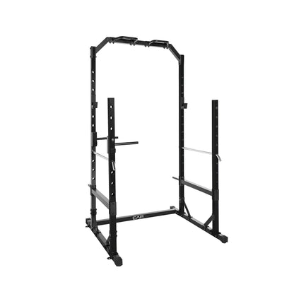 CAP Barbell Multi-Use Power Rack – Heavy-Duty Power Cage with Pull-Up Bar, Dip Handles, and J-Cup Catches – Strength Training Gym Rack for Home or Garage Gym | Black