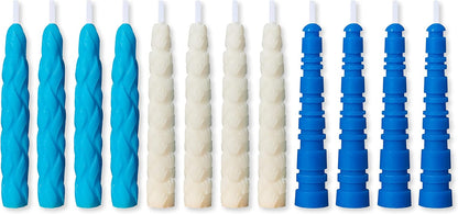 Papyrus Birthday Candles, Aqua, 12-Count