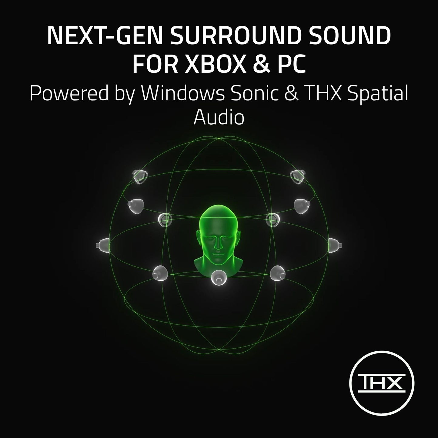 Razer BlackShark V3 Wireless Gaming Headset for Xbox: 50mm Drivers - Super Wideband Mic - 2.4 GHz, Bluetooth, USB - Works with PC, Mac, PS5, Nintendo Switch, Smartphone - Long Battery Life - White