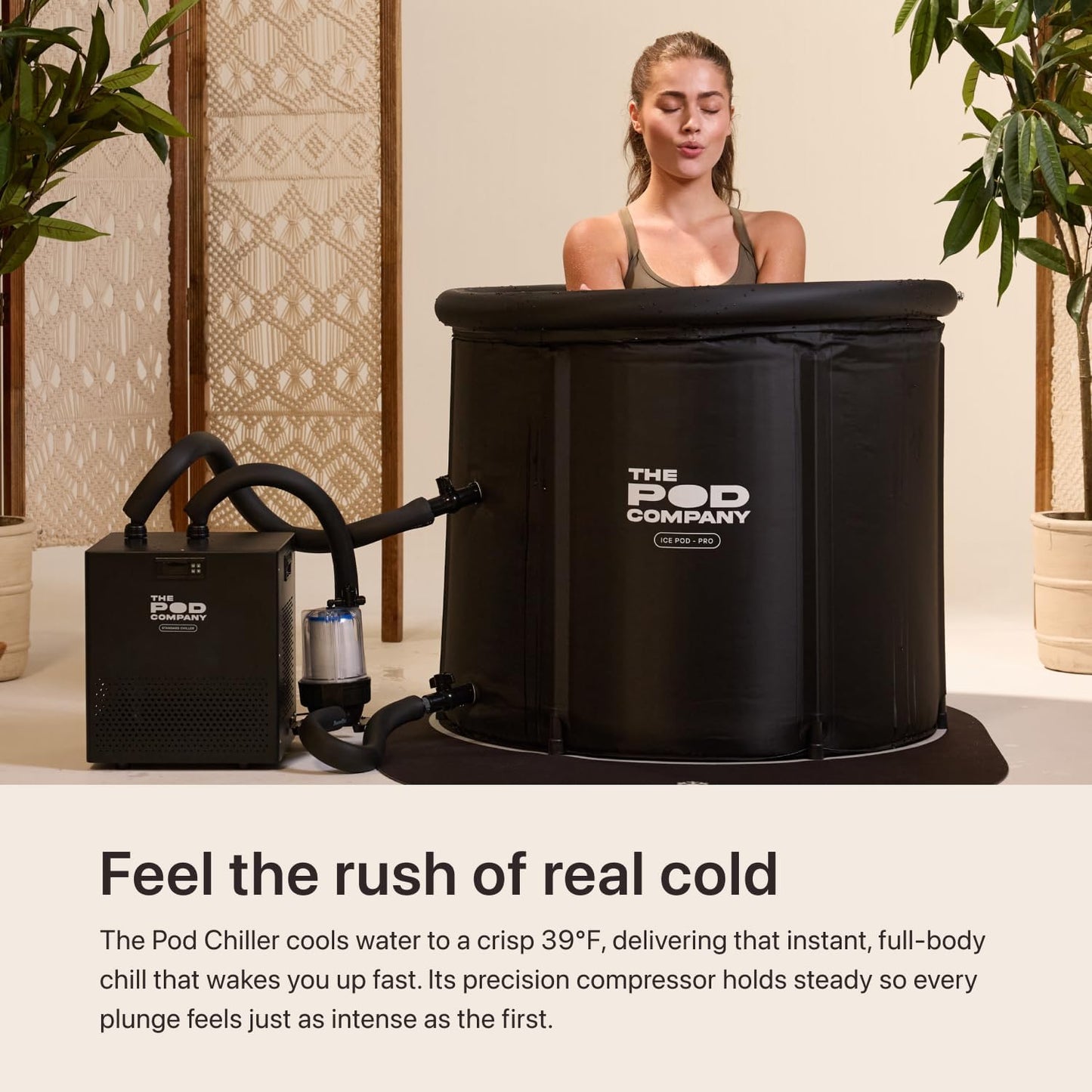 The Pod Company Standard Ice Bath Tub (Ice Pod Pro, Standard Chiller (41°F))