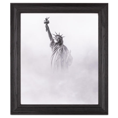 ArtToFrames 28x48 Inch Black Picture Frame, This 1.50 Inch Custom Poster Frame is Colonial Onyx - Comes with Economy Acrylic and Corrugated Backing (2WOM0066-78238-YBLK-28x48)