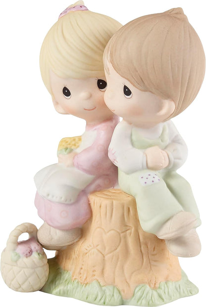 Love One Another Bisque Porcelain Figurine, E1376 by Precious Moments
