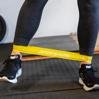 Serious Steel Fitness Mini Resistance Loop Bands | Rehab and Prehab Stretch Bands | 12" Exercise Workout Bands (Sets of 5 Pack and Sets of 10 Pack Trainer Options Available!)
