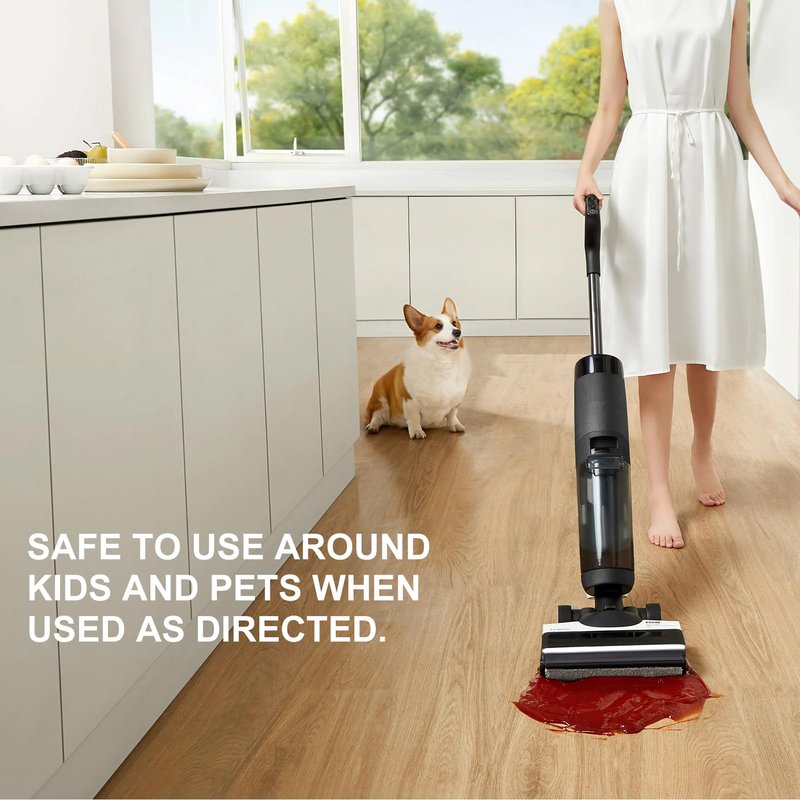 Floor Cleaning Solution Lavender Scent Compatible with Tineco Cleaning Solution, Residue & Streak Free, Suitable for All Robot Vacuum Cleaners and Wireless Wet Dry Dual-Use Vacuum Cleaners