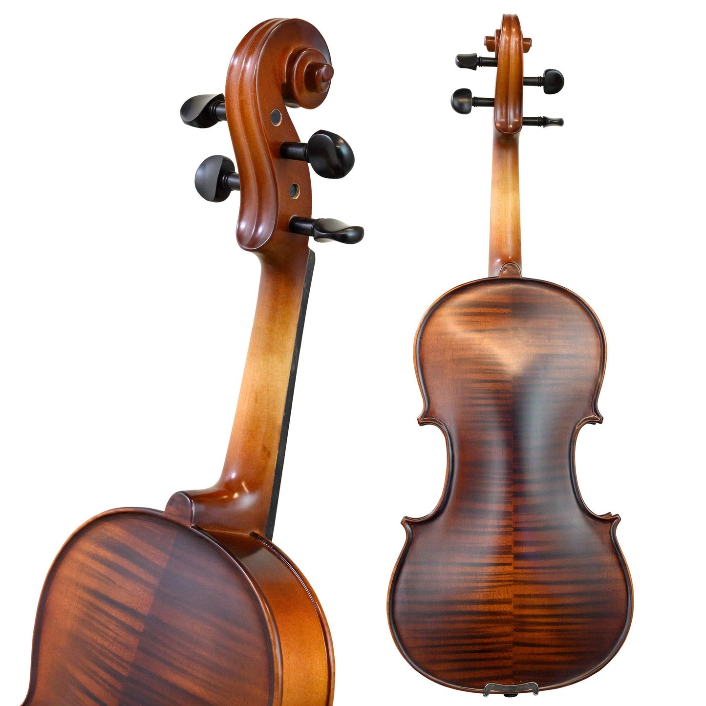 Antonio Giuliani Etude Violin Outfit 4/4 Full Size Clearance By Kennedy Violins - Carrying Case and Accessories Included - Solid Maple Wood and Ebony Fittings AG360