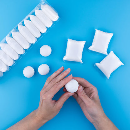 White Air Dry Clay for Kids - 36 Individually Bagged Airdry Clays for Arts & Crafts - Soft, Squishy Cosplay Foam Slim Clay for Home & School - Moldable, No-Mess Air Dry Modeling Clay - 12 Ounces
