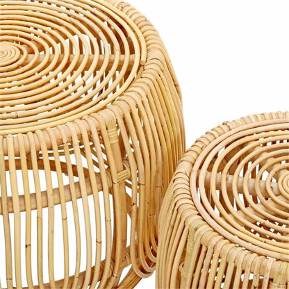 Tov Furniture Azrina Rattan Nesting Tables